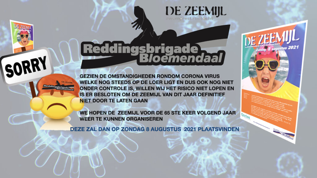De Zeemijl 2020 en 2021 afgelast