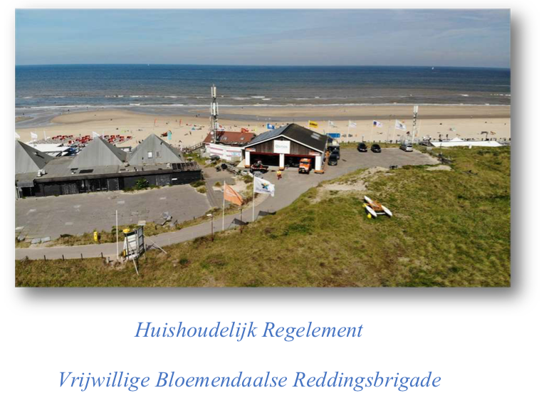 Strandrooster  en Huishoudelijk reglement  2021