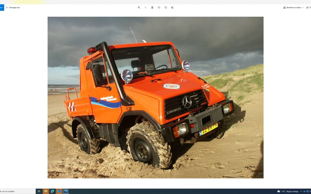 Afscheid van  onze Unimog