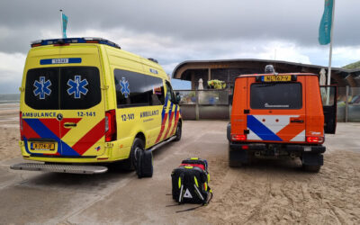 Vroeg in de ochtend,melding vrouw onwel aan de waterlijn